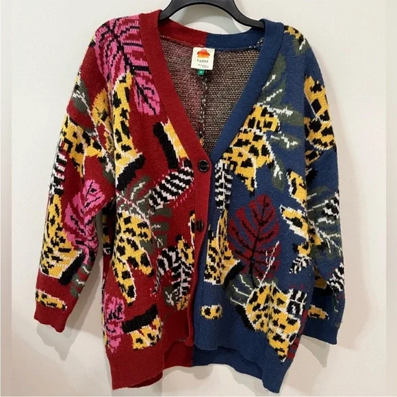 FARM Rio Banana Cardigan Sweater - Picture 2 of 4